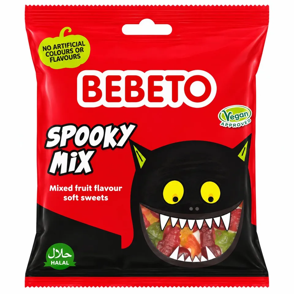 Stokomani Spooky Mix mini-sachets bonbons x25 Halloween