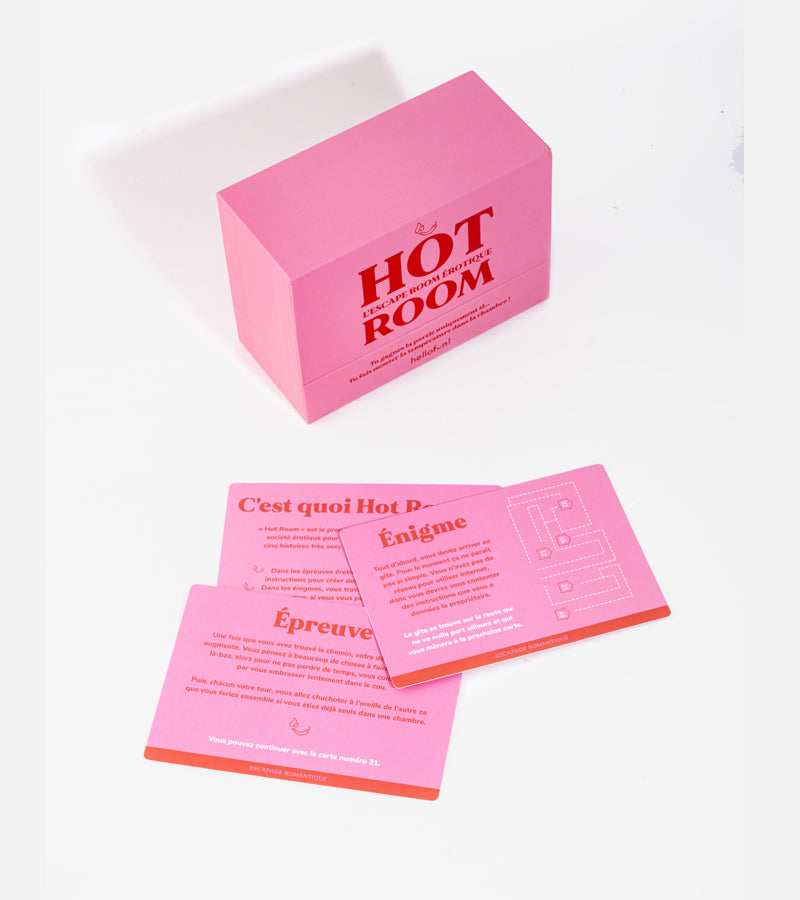 Hot Room escape game couple érotique 5 histoires sensuel