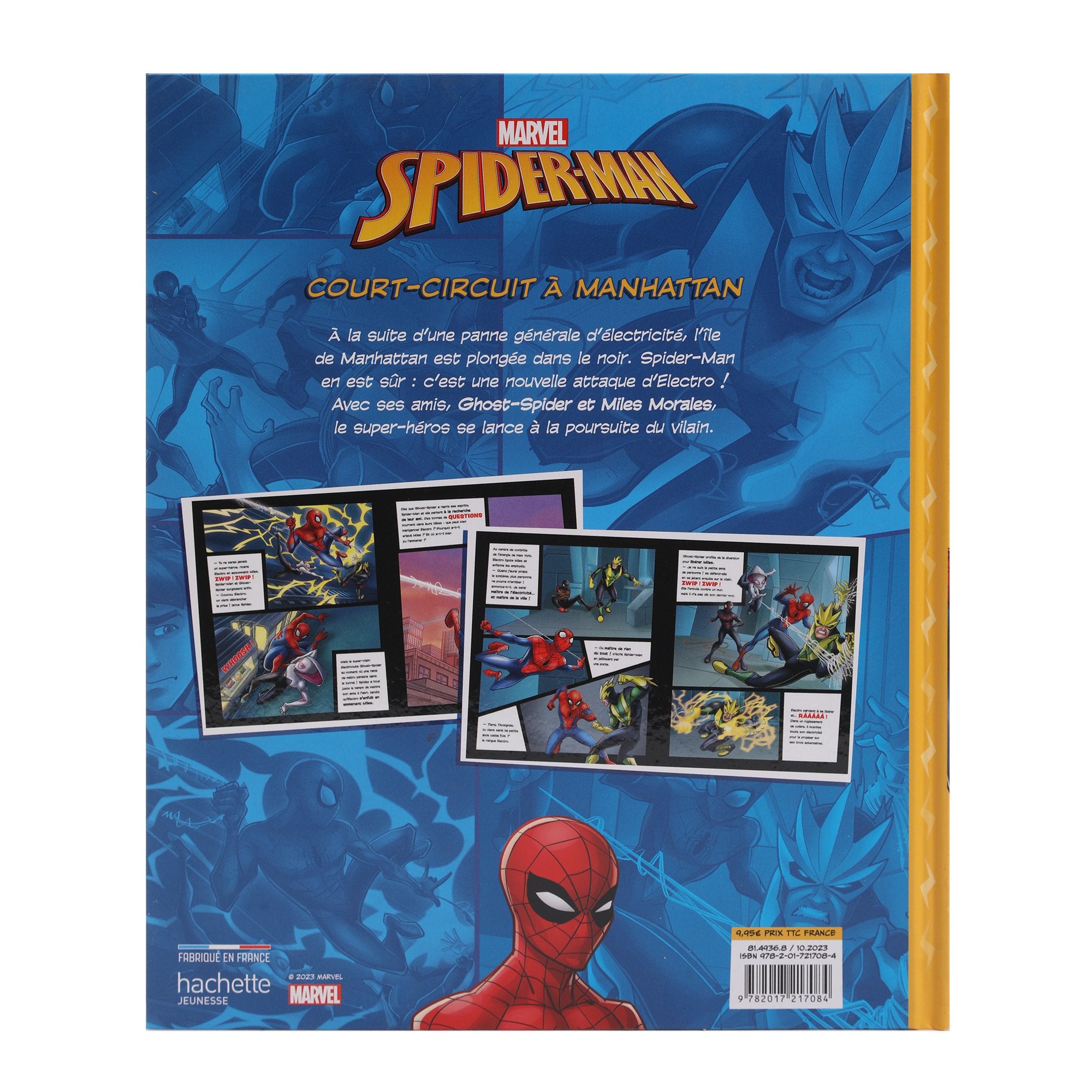 Stokomani Marvel Spider-Man Court-Circuit à Manhattan livre