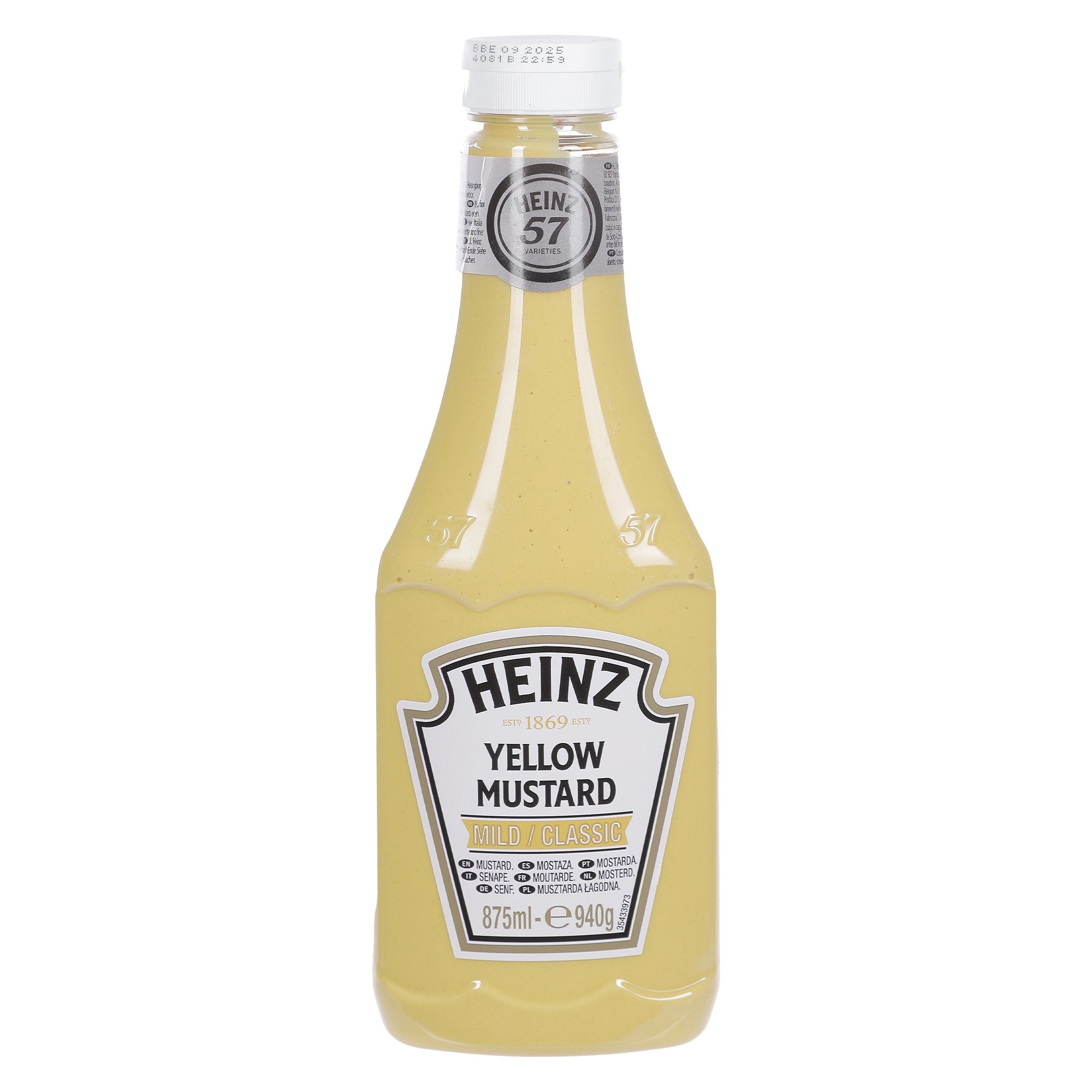 Yellow sauce moutarde jaune condiment