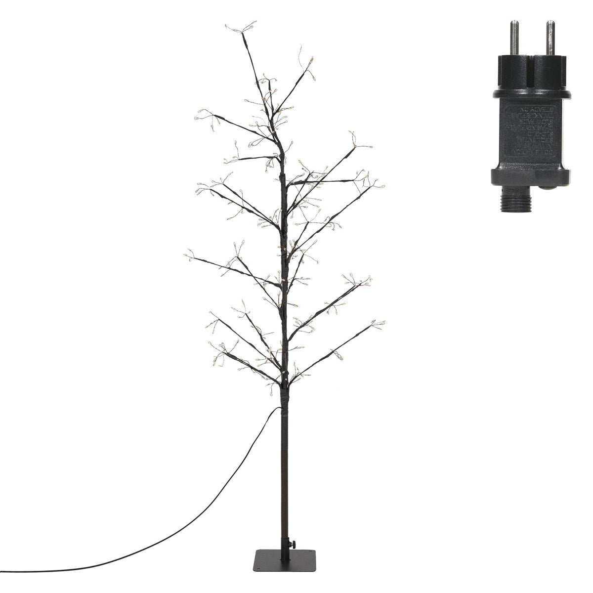 ECD Germany sapin LED blanc chaud 120 cm déco Noël IP44