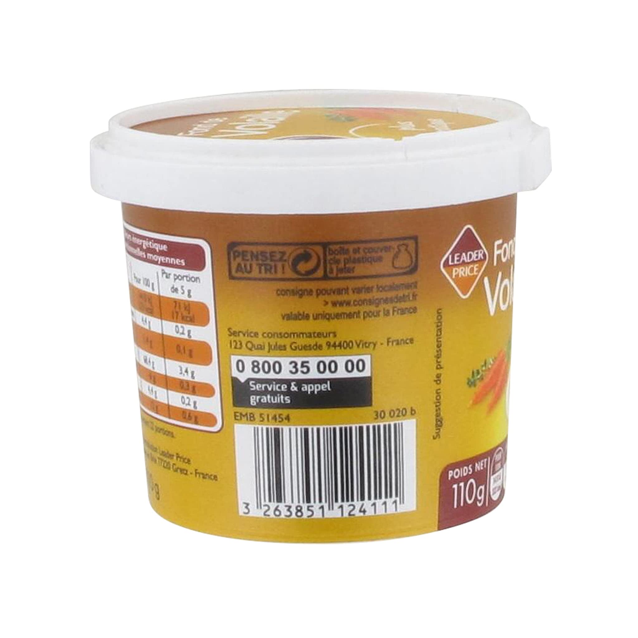 Leader Price fond de volaille 110g pour sauces et soupes