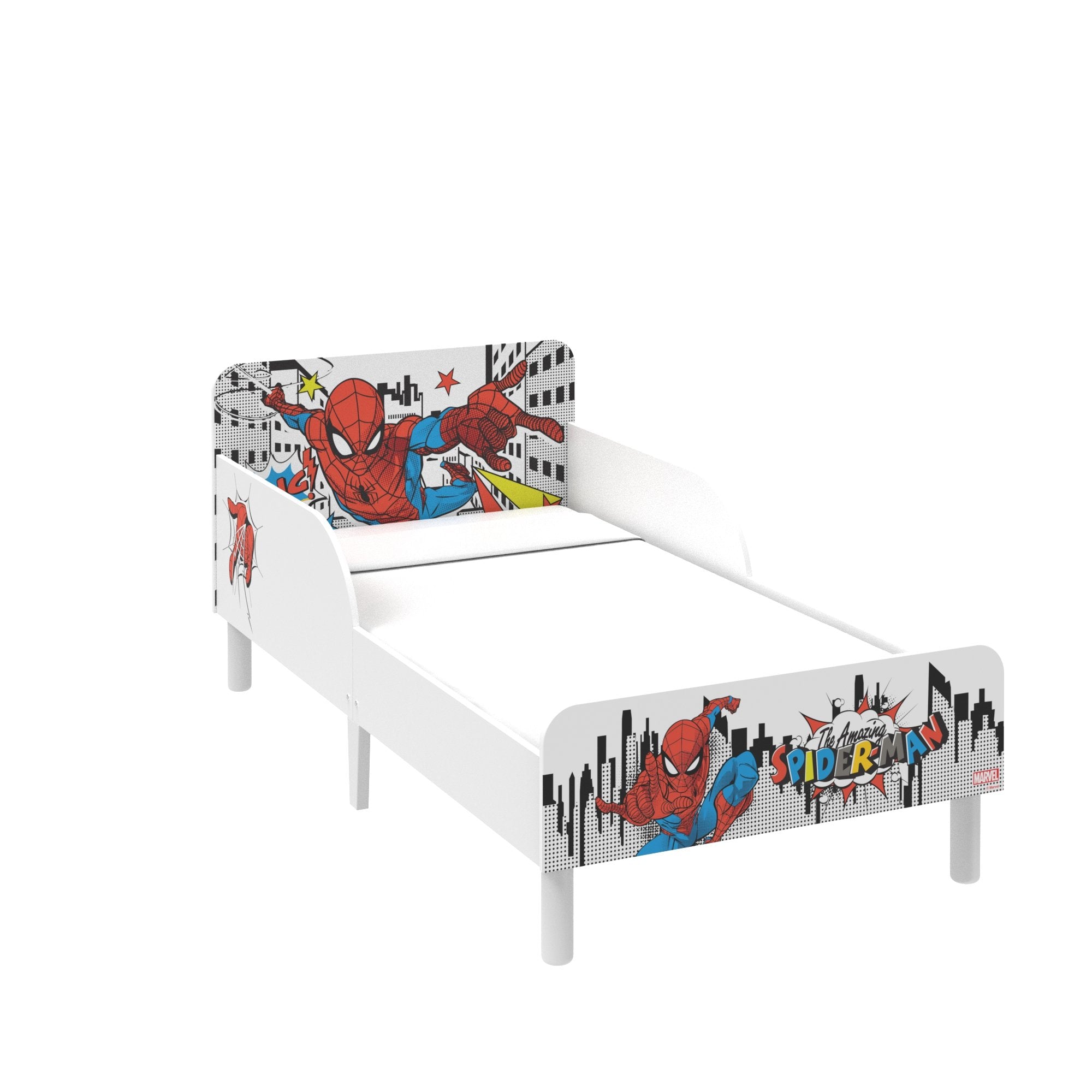 Spiderman Lit enfant 140x60 cm rouge 75 cm