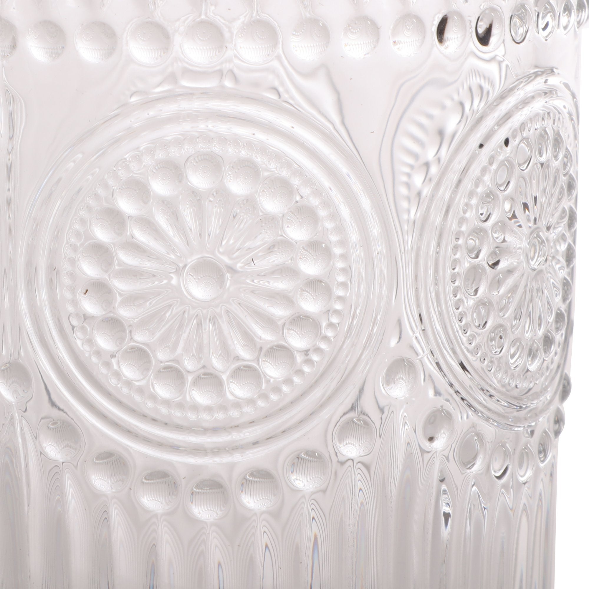 Stokomani Maison Lot 3 verres motifs embossés 300 ml