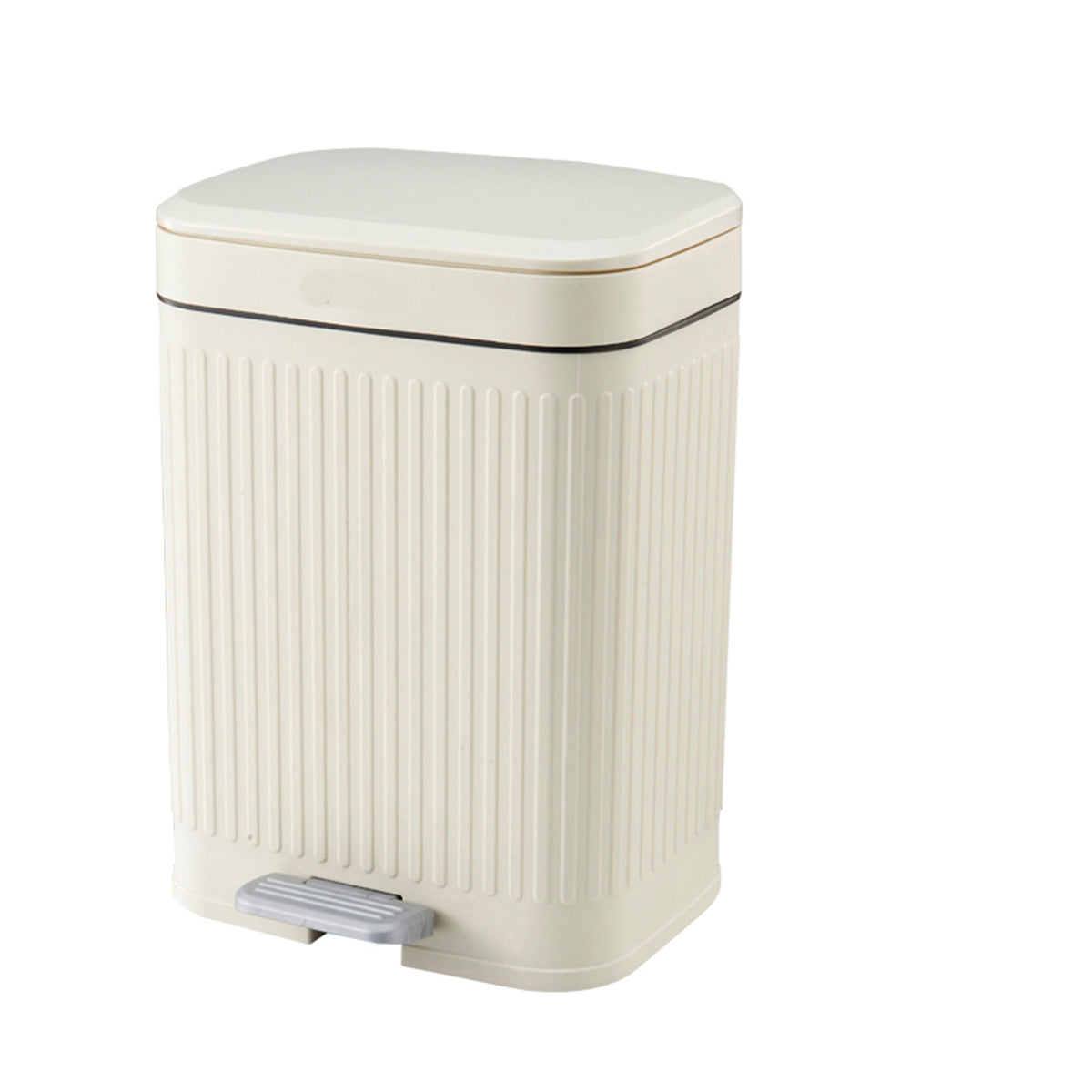 Red Deco AURA 12L poubelle à pédale blanche plastique