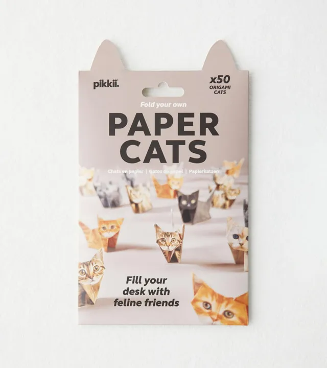 L'avant gardiste Mini-origamis Chats kit papier DIY