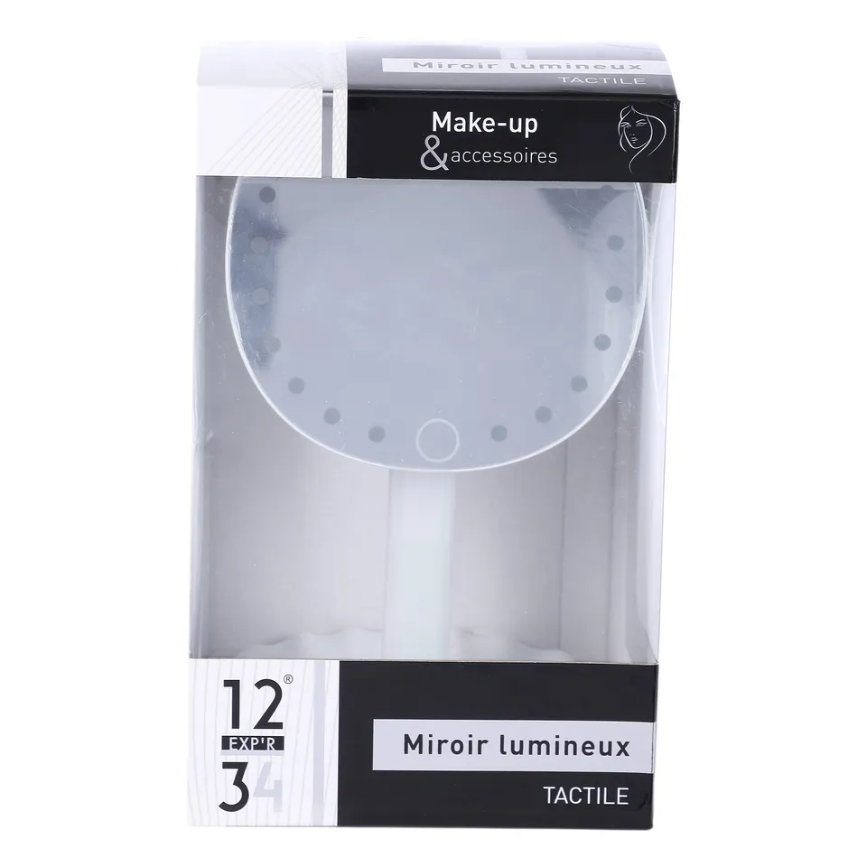 Miroir à LED de beauté à poser éclairage