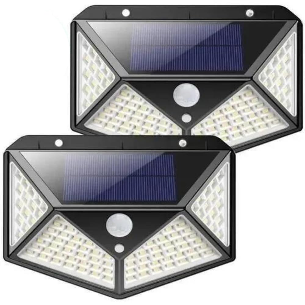 Shop-Story Wallamp 2x lampe solaire extérieure 100 LED lot 2