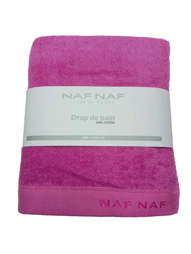 Stokomani Maison Serviette de bain coton rose 100x150cm