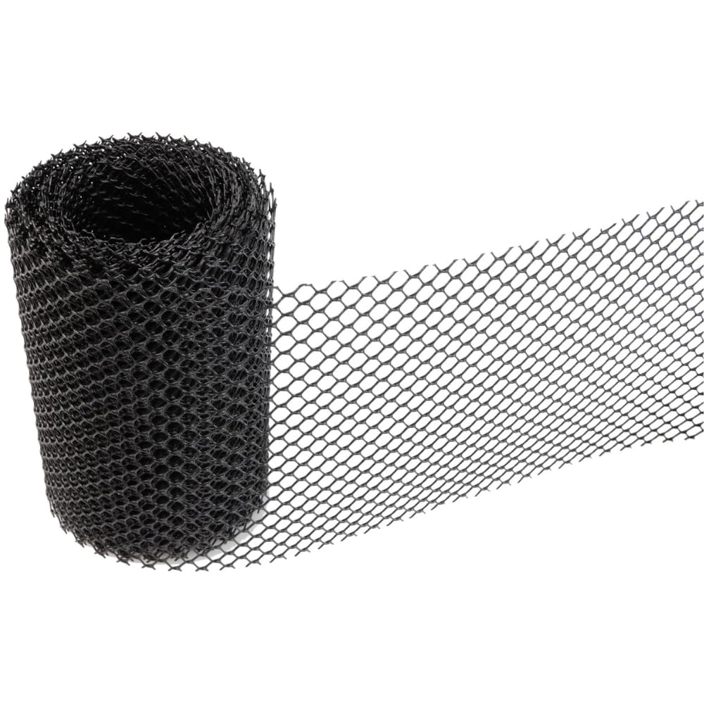 Shop-Story Gardgut Grillage Gouttière Mailles Fines 15cm x 6m Noir