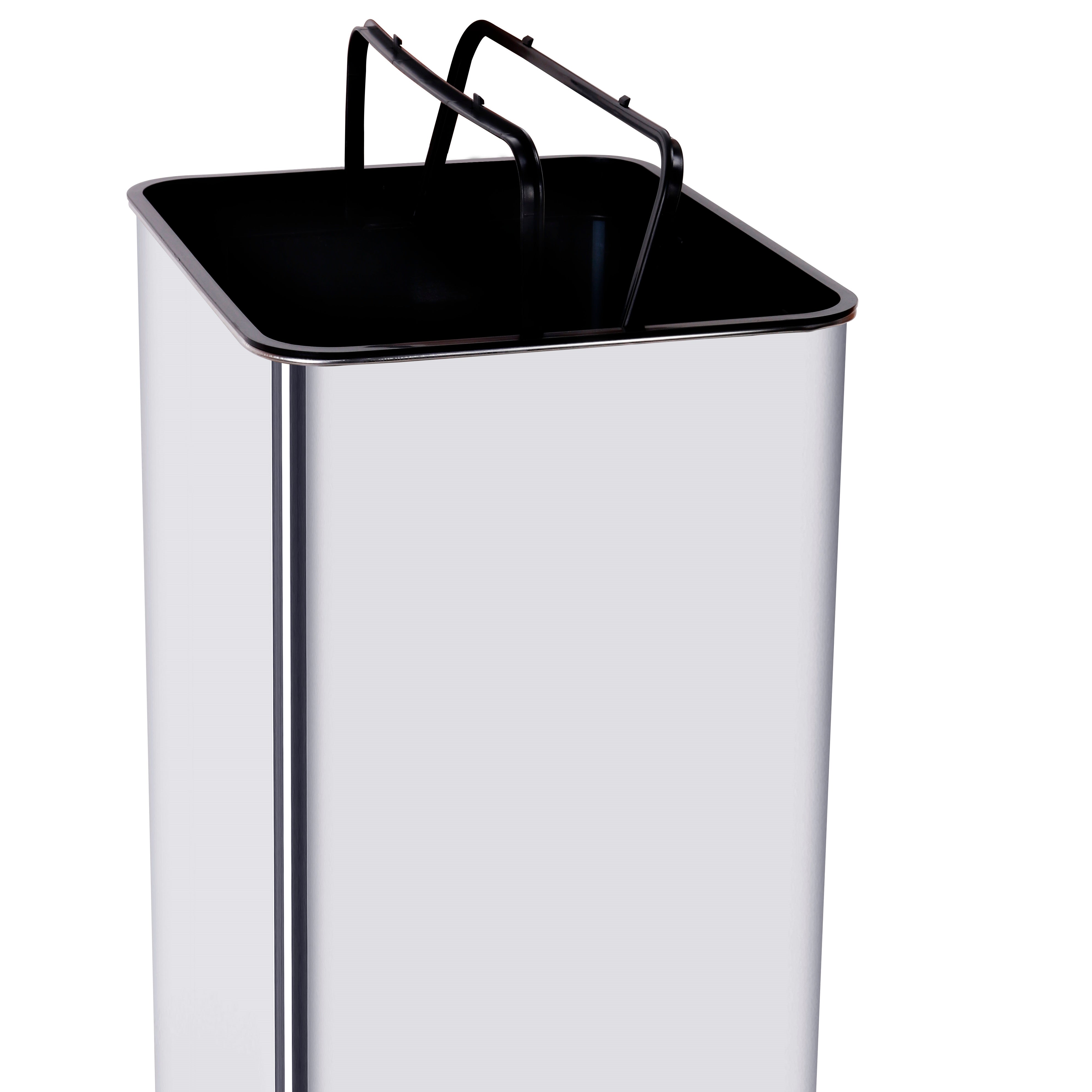 Parkside Poubelle automatique 50L acier inox capteur sans contact