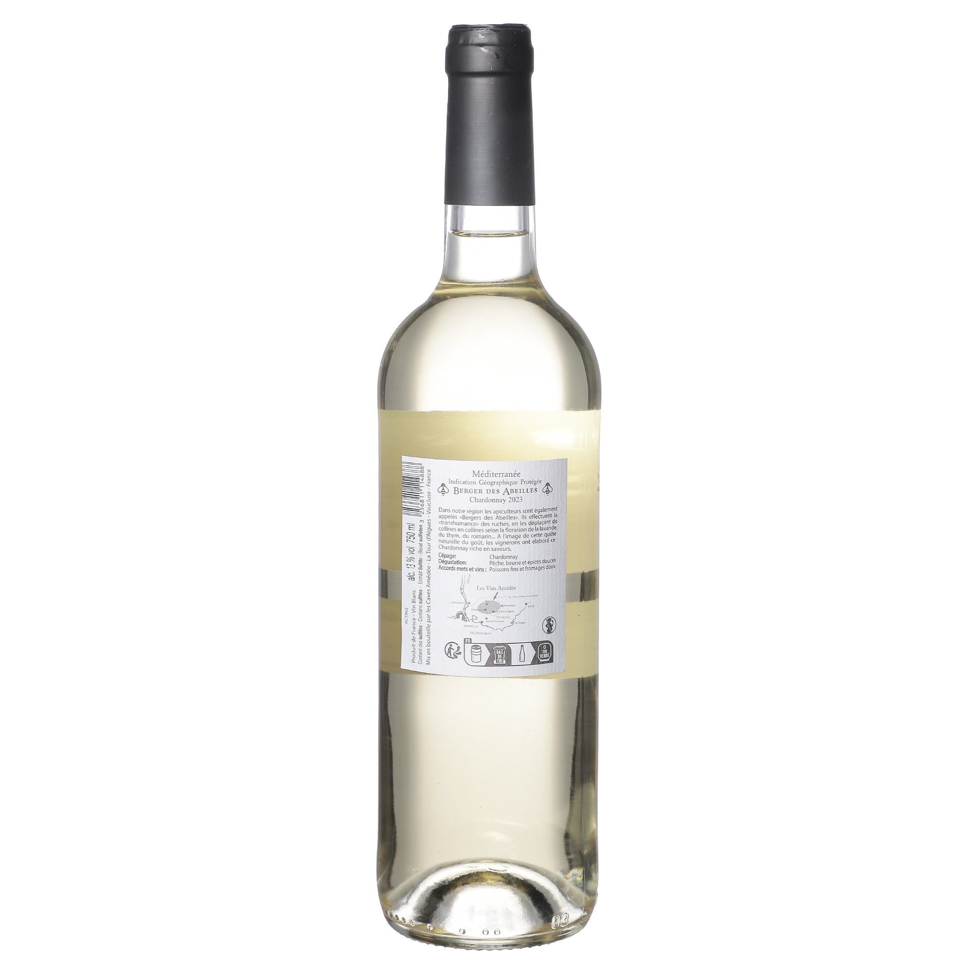 Berger des abeilles chardonnay 2023 vin blanc 13%