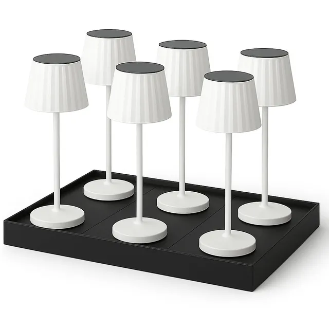 Red Deco Abby White H29 lampe sans fil lot 6 blanc chaud