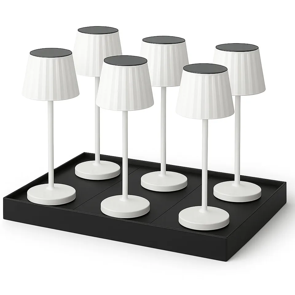 Red Deco Abby White H29 lampe sans fil lot 6 blanc chaud
