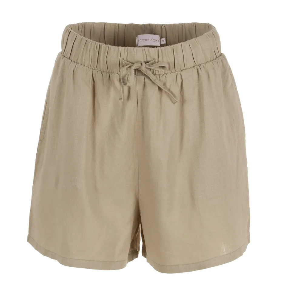 Stokomani Mode Short Beige Femme Coton Taille 34 à 42