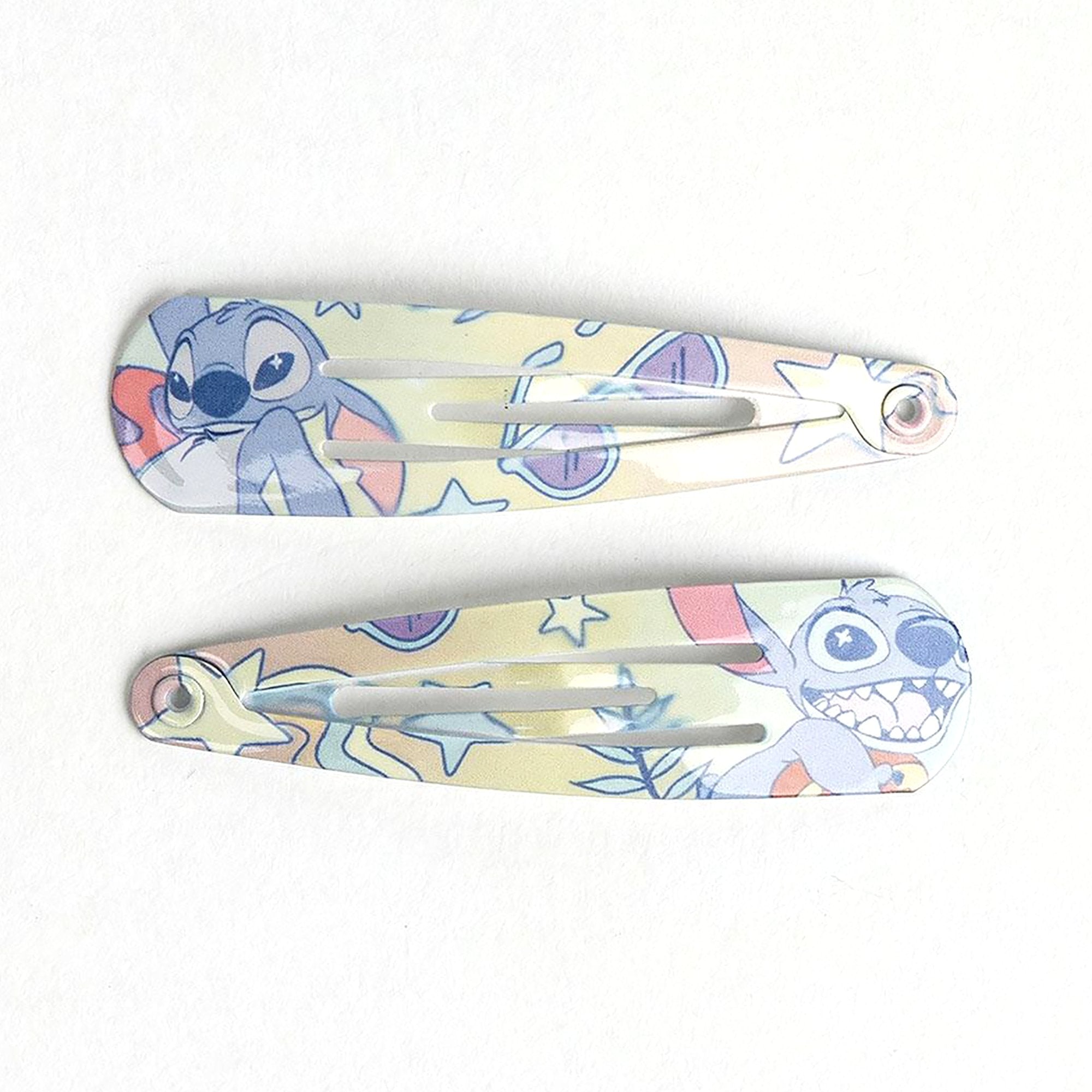 Barrettes cheveux clic-clac Lilo et Stitch lot 6 fantaisie