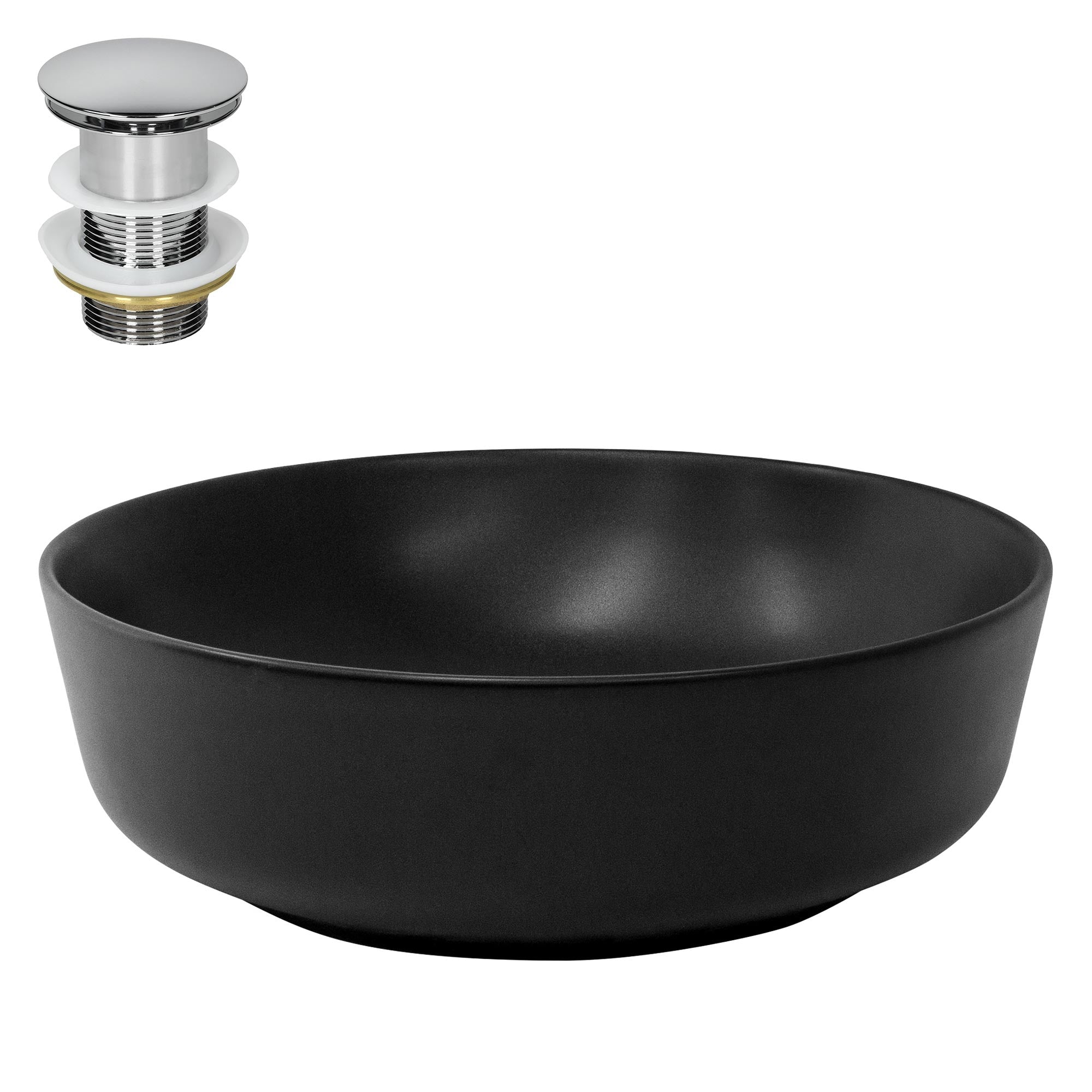 ECD Germany Sanitär Vasque ronde céramique blanc 40 cm