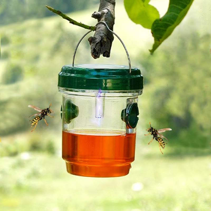 Shop-Story SunPower Trap piège insectes solaire bleu