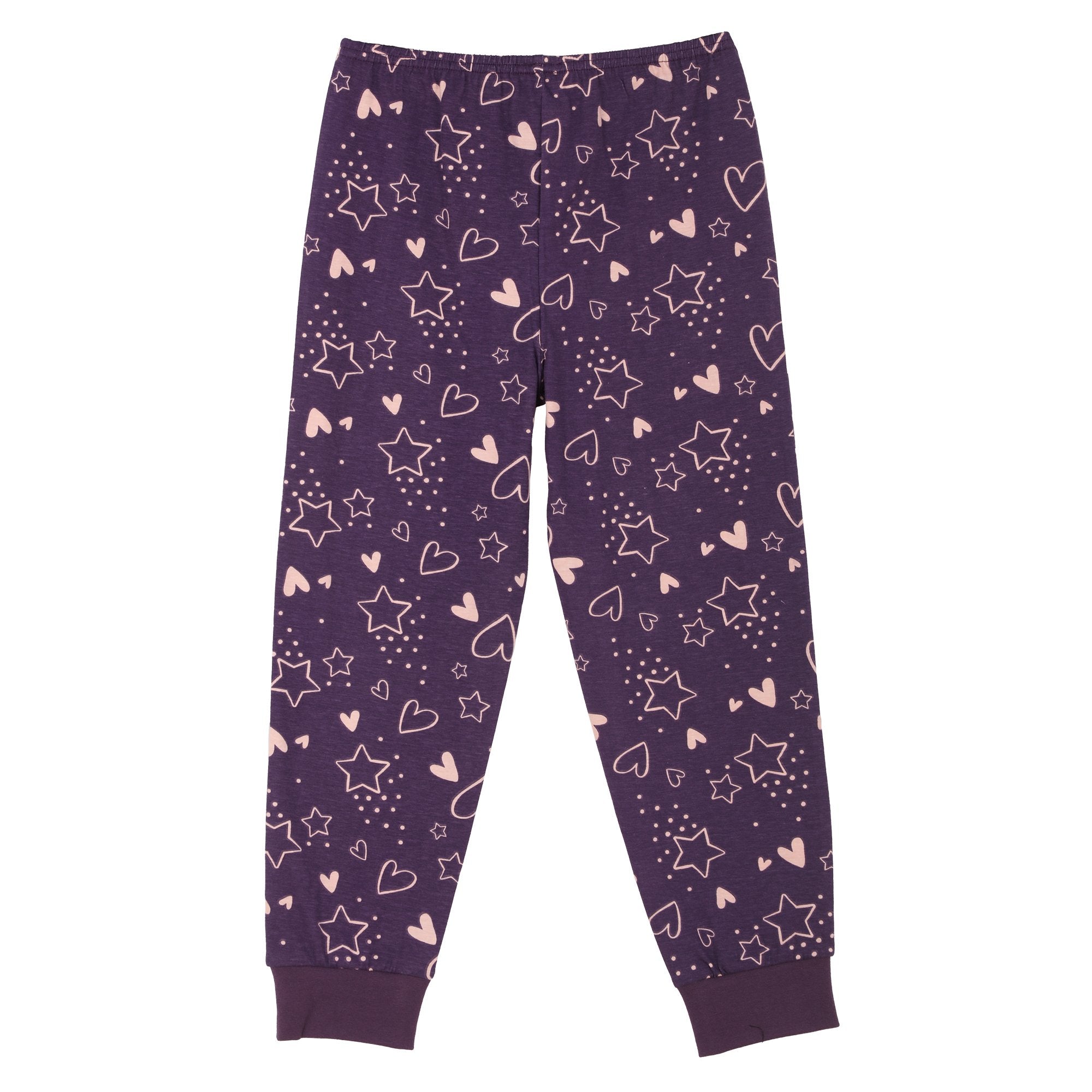 Stokomani pyjama enfant bas resserré rose 4/8 ans nuit