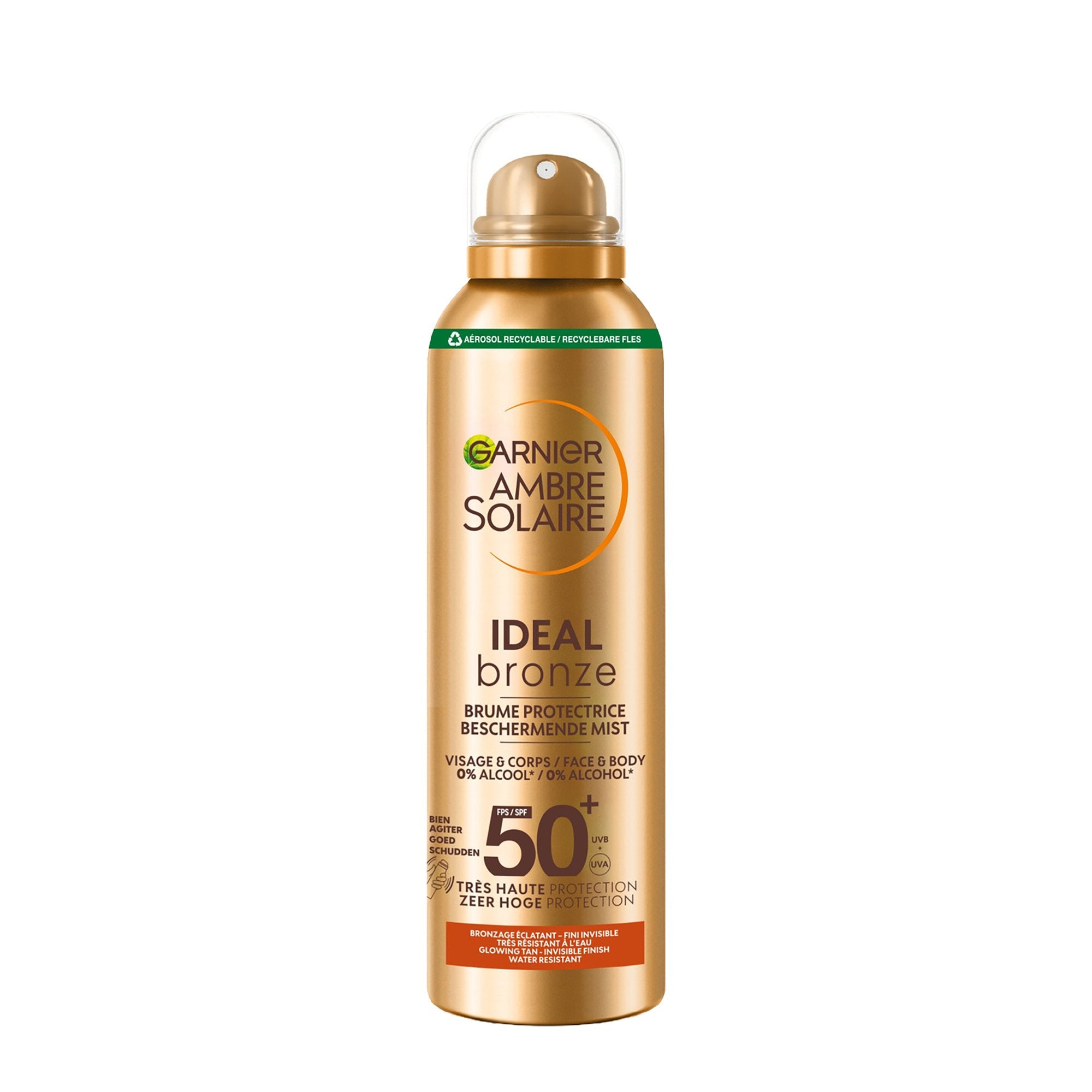 Garnier Ambre Solaire Idéal Bronze brume SPF 50+ bronzage