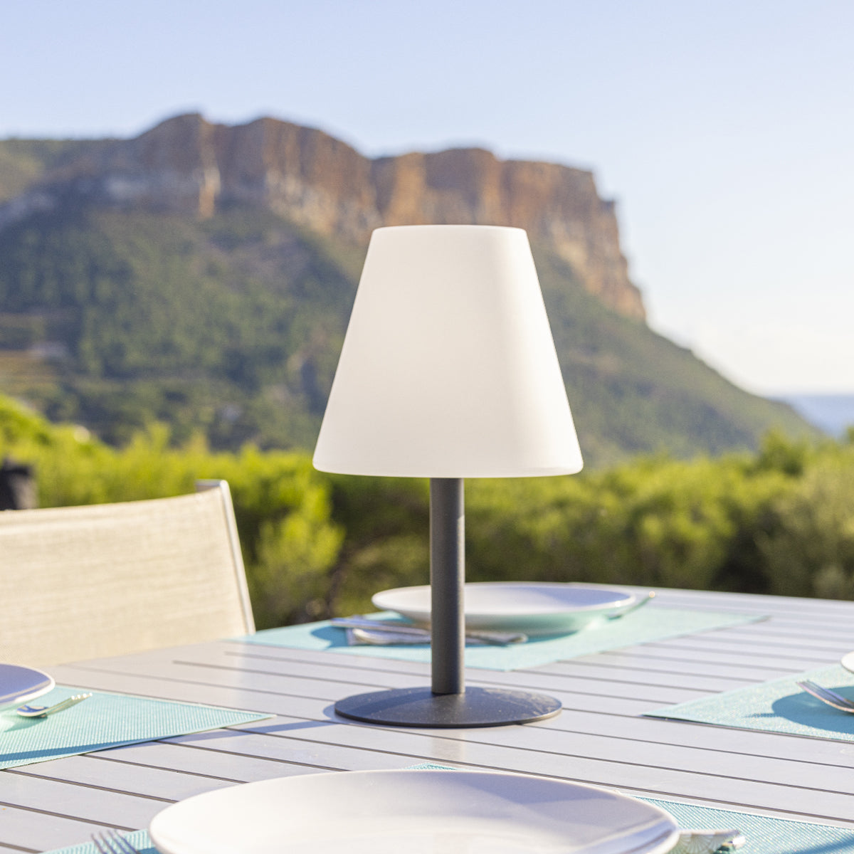 Red Deco Standy Mini Solar H36cm lampe solaire RGB dimmable