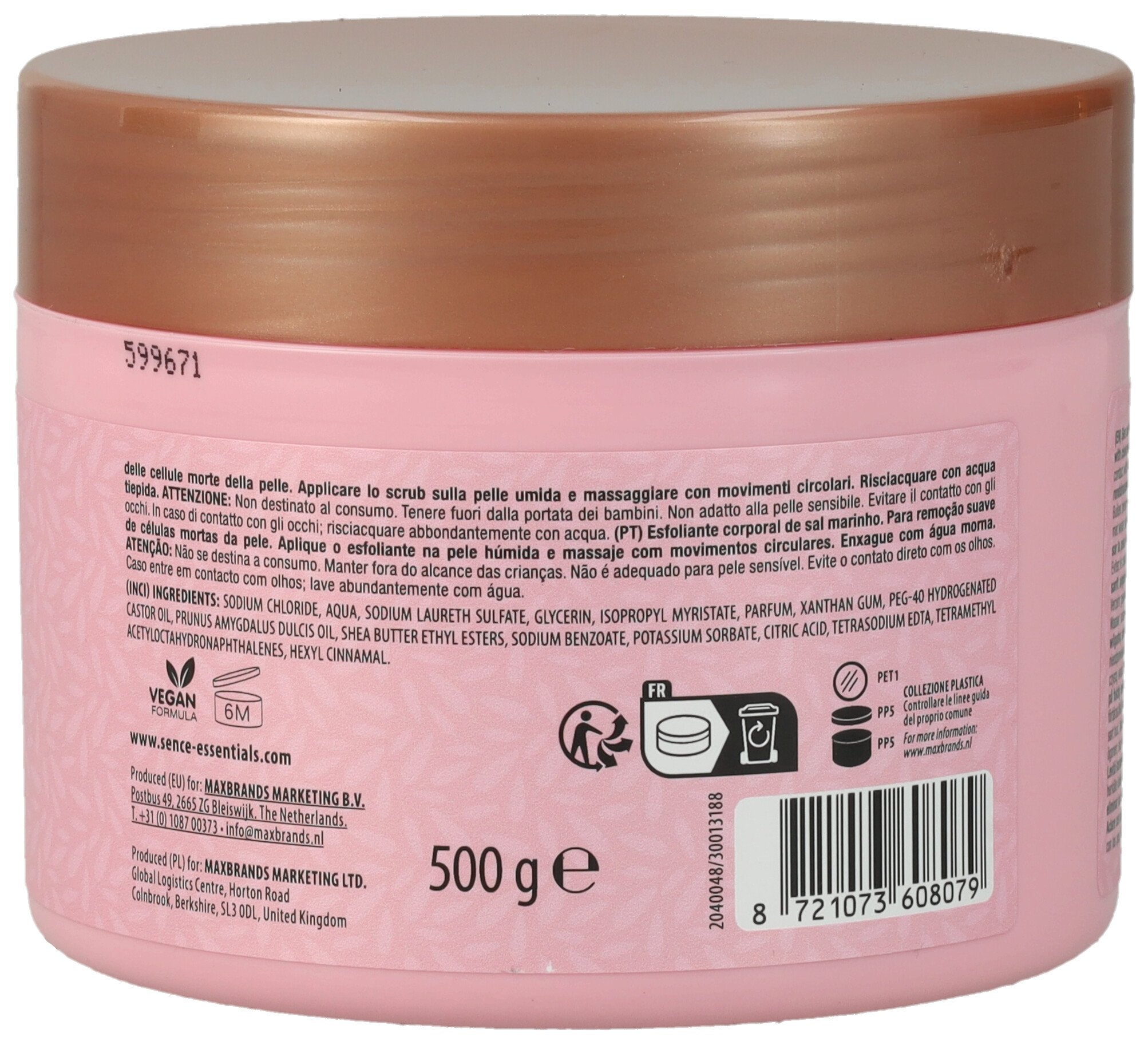 Stokomani Beauté Gommage corps sel marin exfoliant