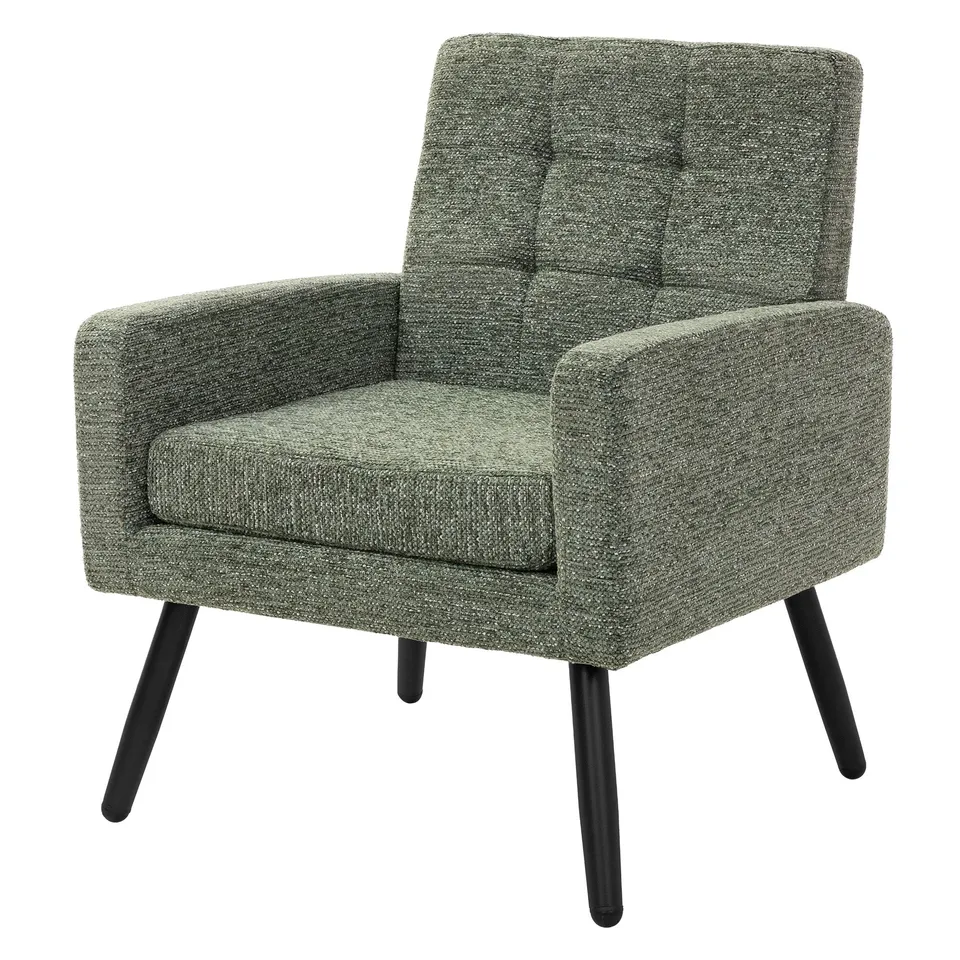 ML-Design fauteuil vert 66,5x80x63,5 cm tissu relax