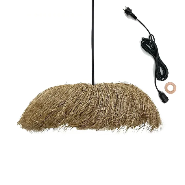 Red Deco Havana Outdoor suspension jute E27 câble 5 m