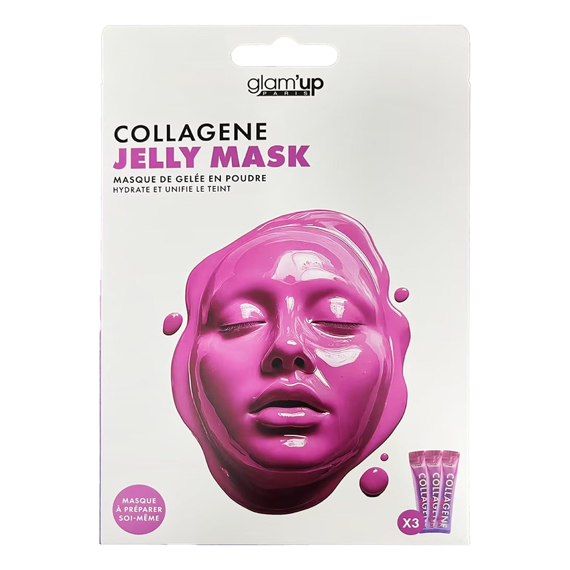 Stokomani Beauté et bien-être masque jelly collagène x3 poudre hydratant