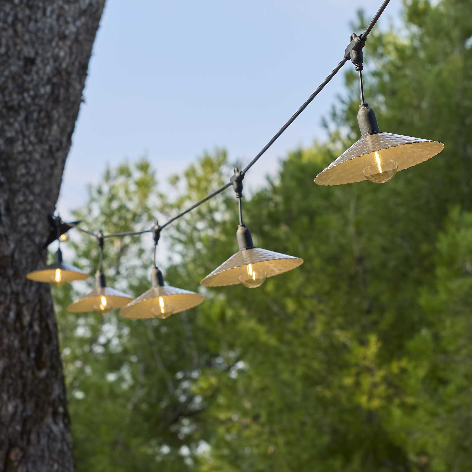 Red Deco Mini Vinty guirlande lumineuse 6 m 10 lampes solaire