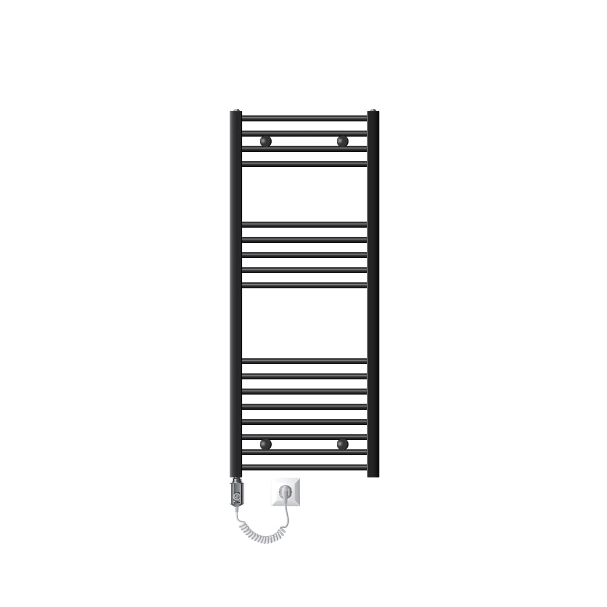 LuxeBath Sèche-serviettes électrique 900W 500x1200 anthracite