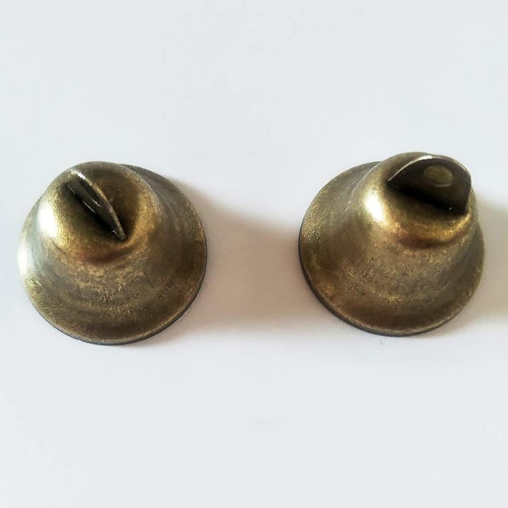 Milisten clochette main cuivre marron 38 mm lot de 20
