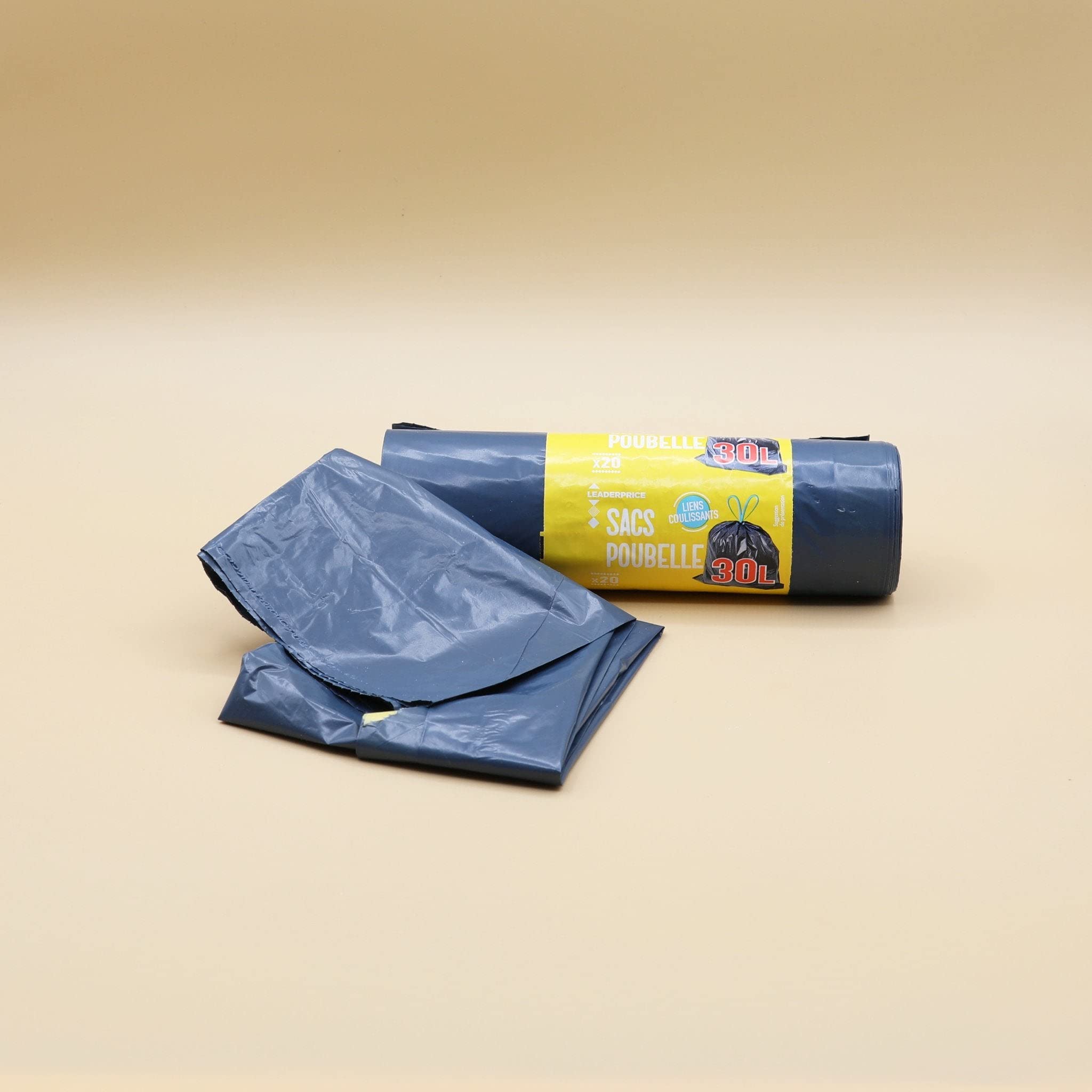 Leader Price Ménage Sacs poubelle 30L cuisine x20