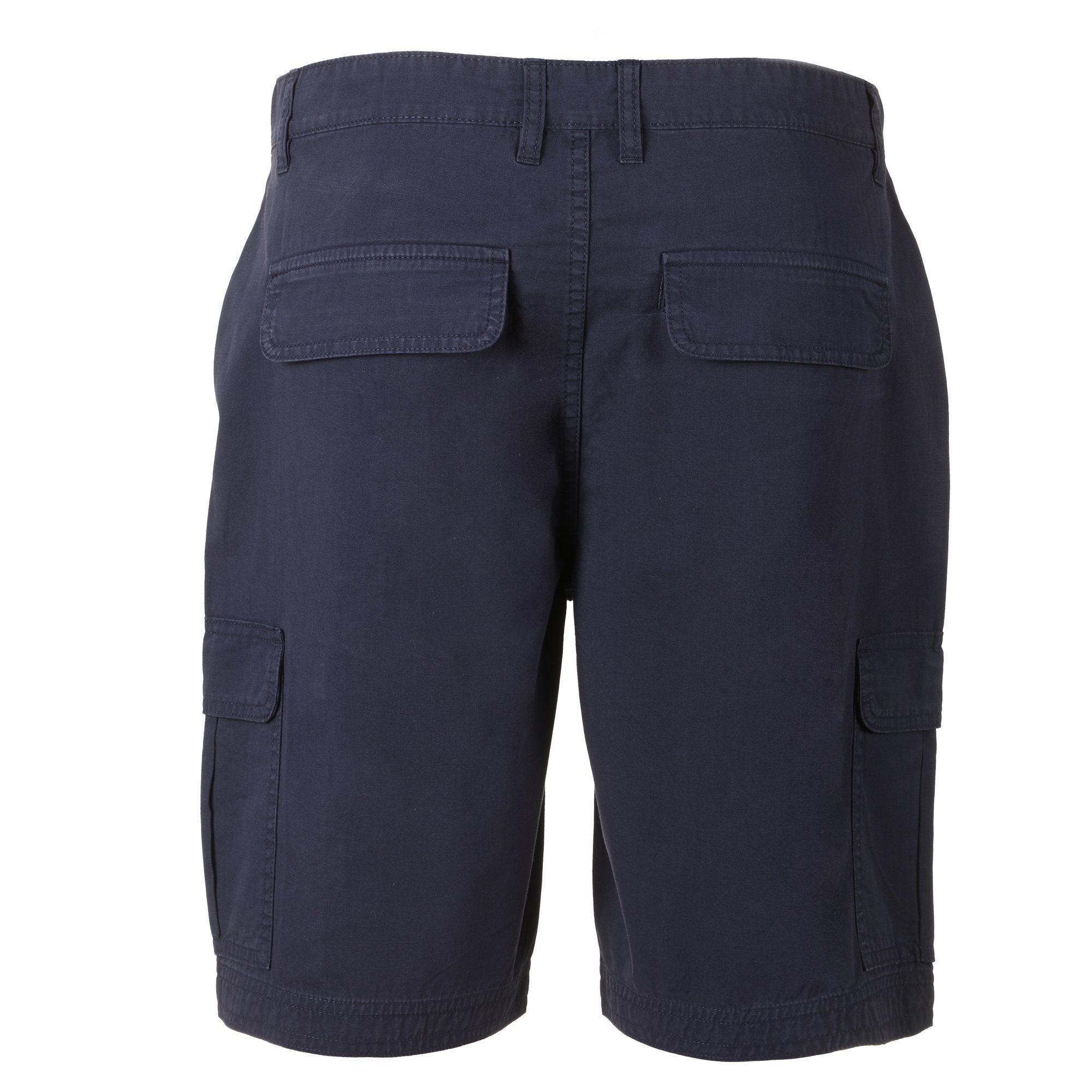 Stokomani Bermuda cargo bleu foncé short homme coton taille 44