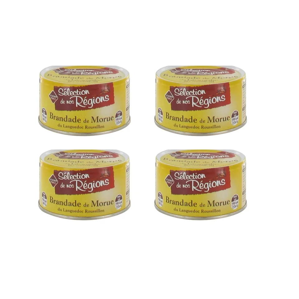 Leader Price Lot 4 Brandade de Morue Languedoc 190g