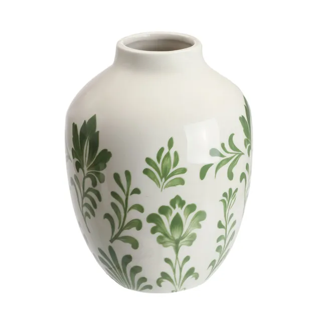 Déclic Home vase céramique 15x15x19,5 cm vert dolomite