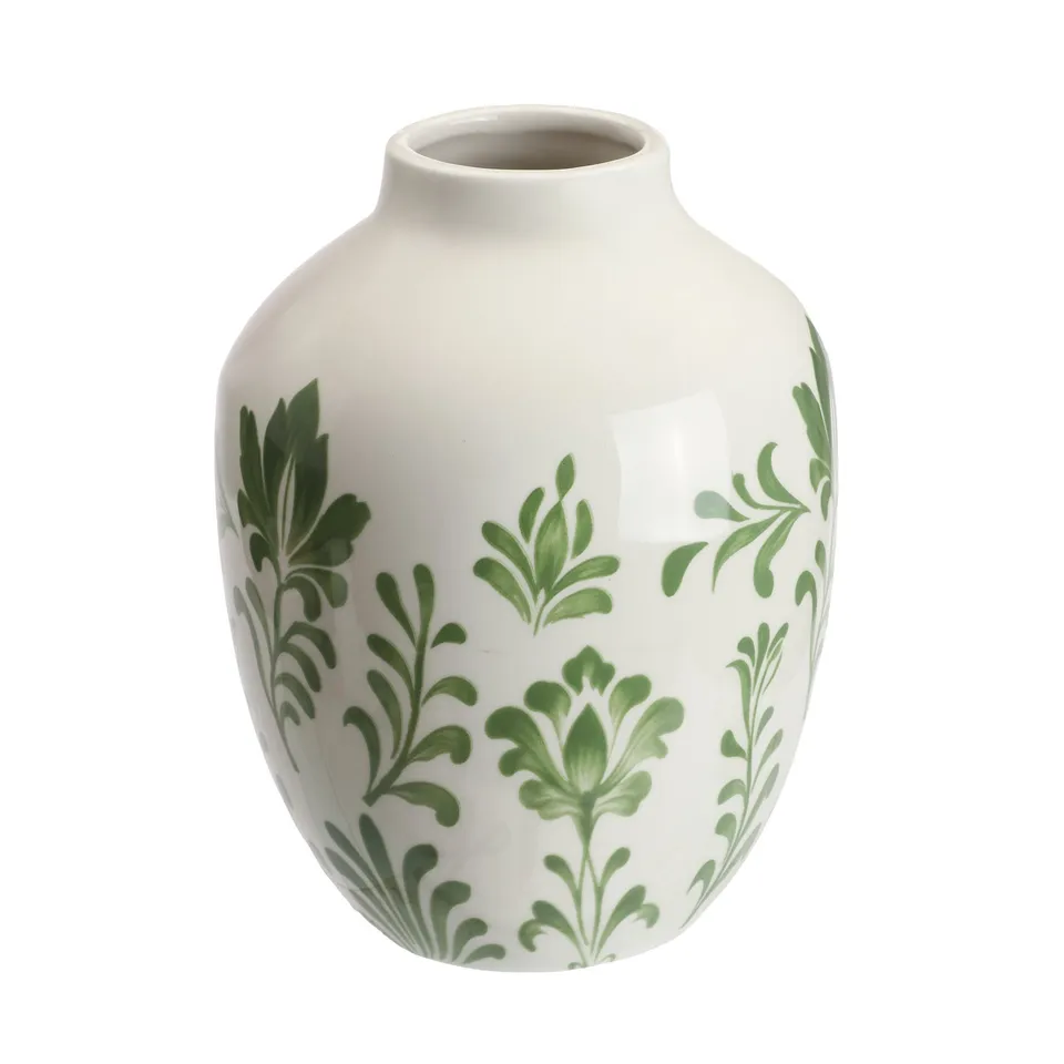 Déclic Home vase céramique 15x15x19,5 cm vert dolomite