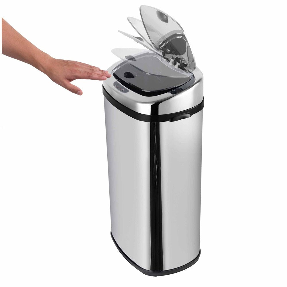 Red Deco Largo poubelle automatique 42L inox capteur sans contact