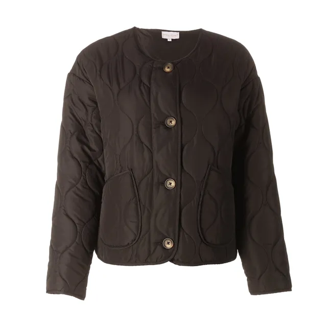 Stokomani Mode Veste matelassée noire femme taille M