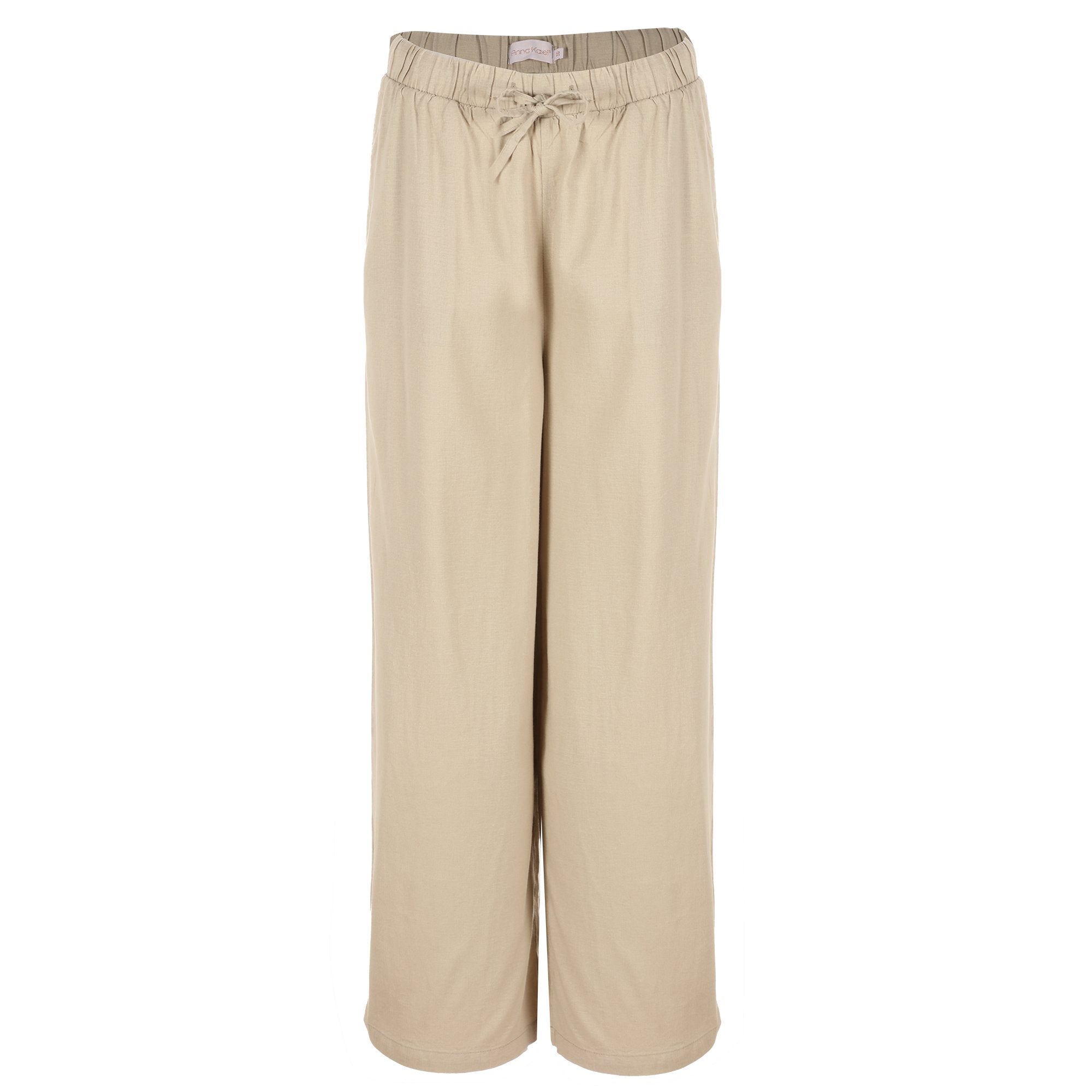 Pantalon beige femme coupe droite tailles 34 à 42