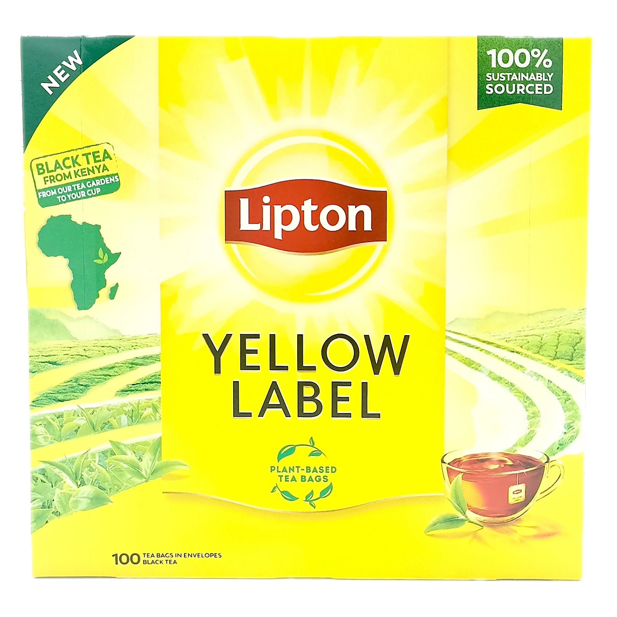 Lipton Yellow Label thé noir 100 sachets nature