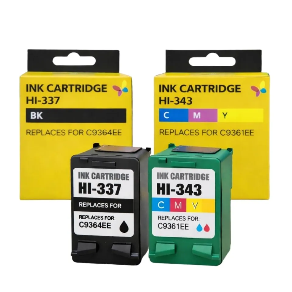 Shop-Story Pack 2 Cartouches HP 337 343 Encre Noire Couleur