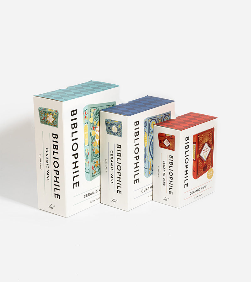 L'avant gardiste Vase Bibliophile céramique vase livre rouge