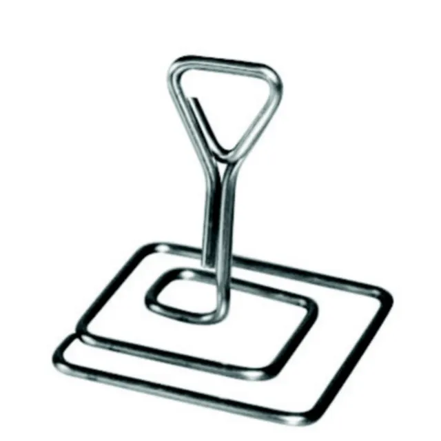 Safe Tool Fournitures de bureau 3 pieds inox porte-étiquette 5 cm