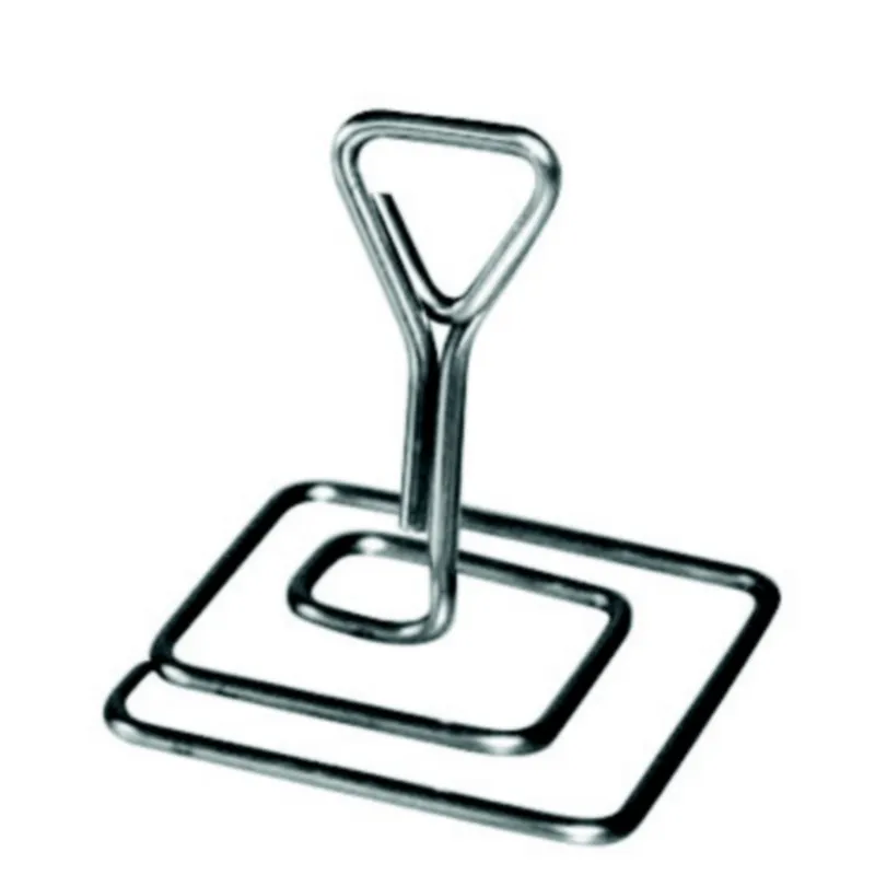 Safe Tool Fournitures de bureau 3 pieds inox porte-étiquette 5 cm