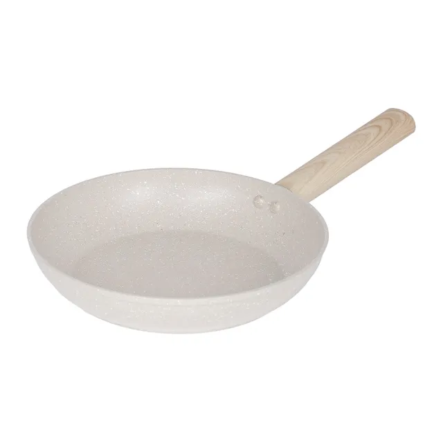 Stokomani Poêle 24 cm Induction Manche Bois