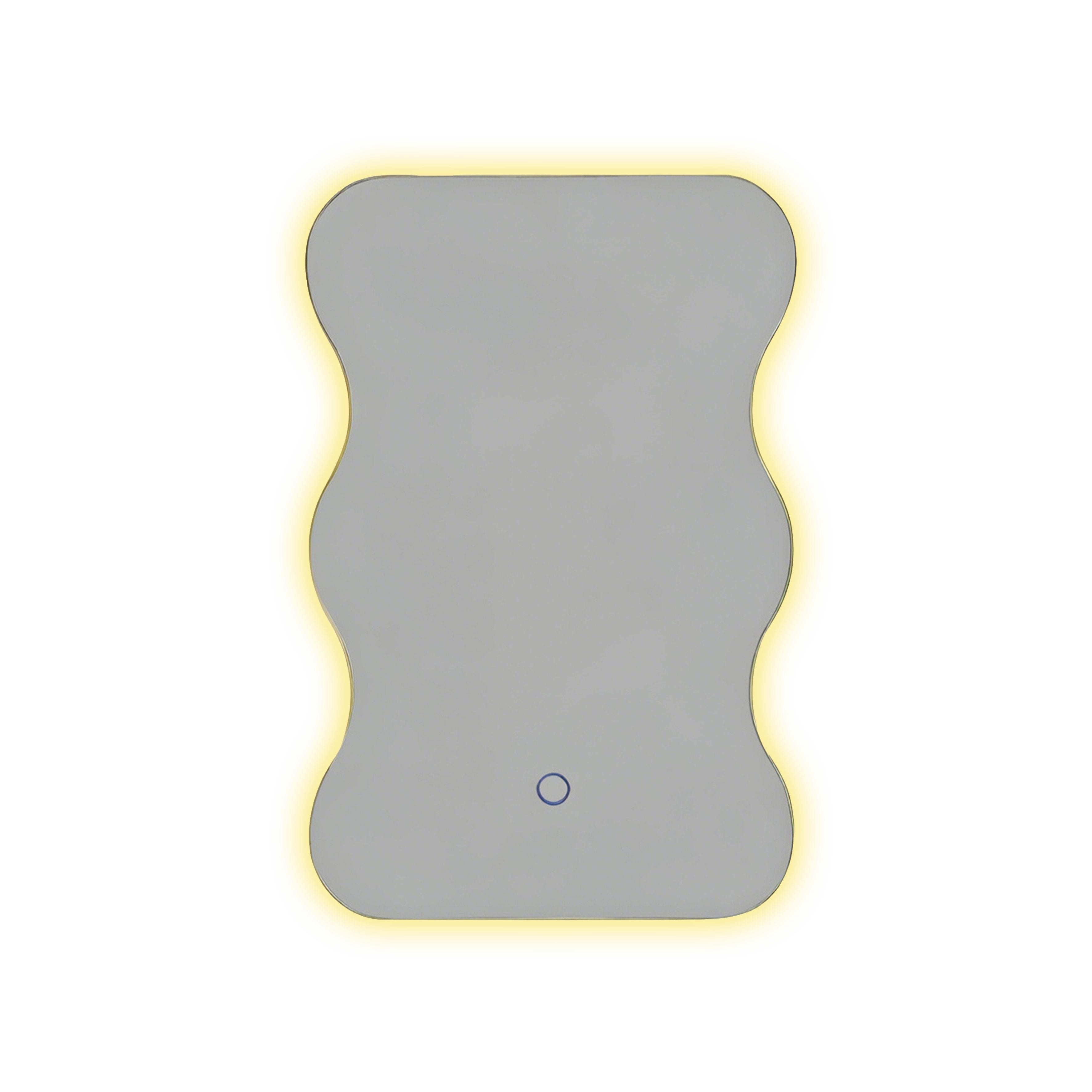 Miroir LED 30 cm lumineux maquillage salle de bain