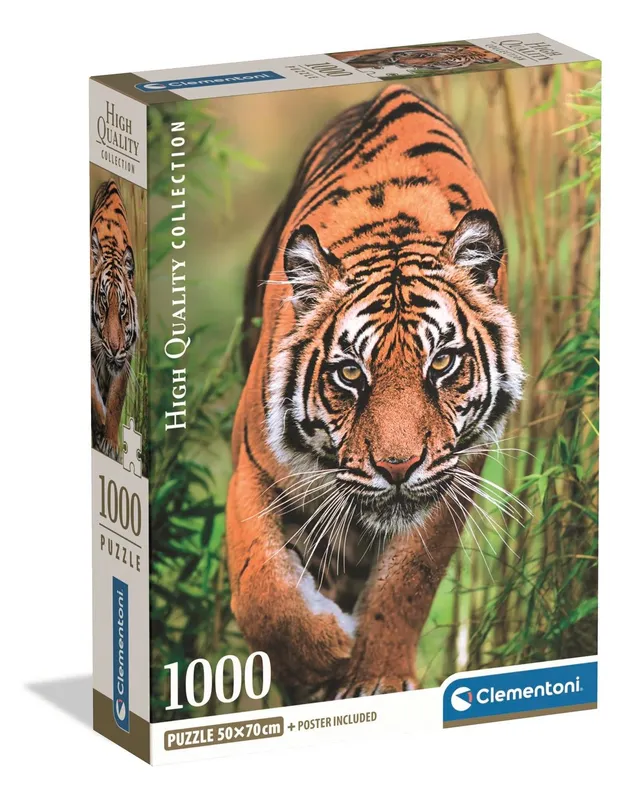 Clementoni puzzle compact Tigre 1000 pièces