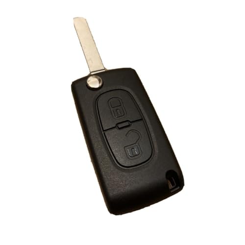 Shop-Story coque clé rabattable 2 boutons Peugeot Citroën