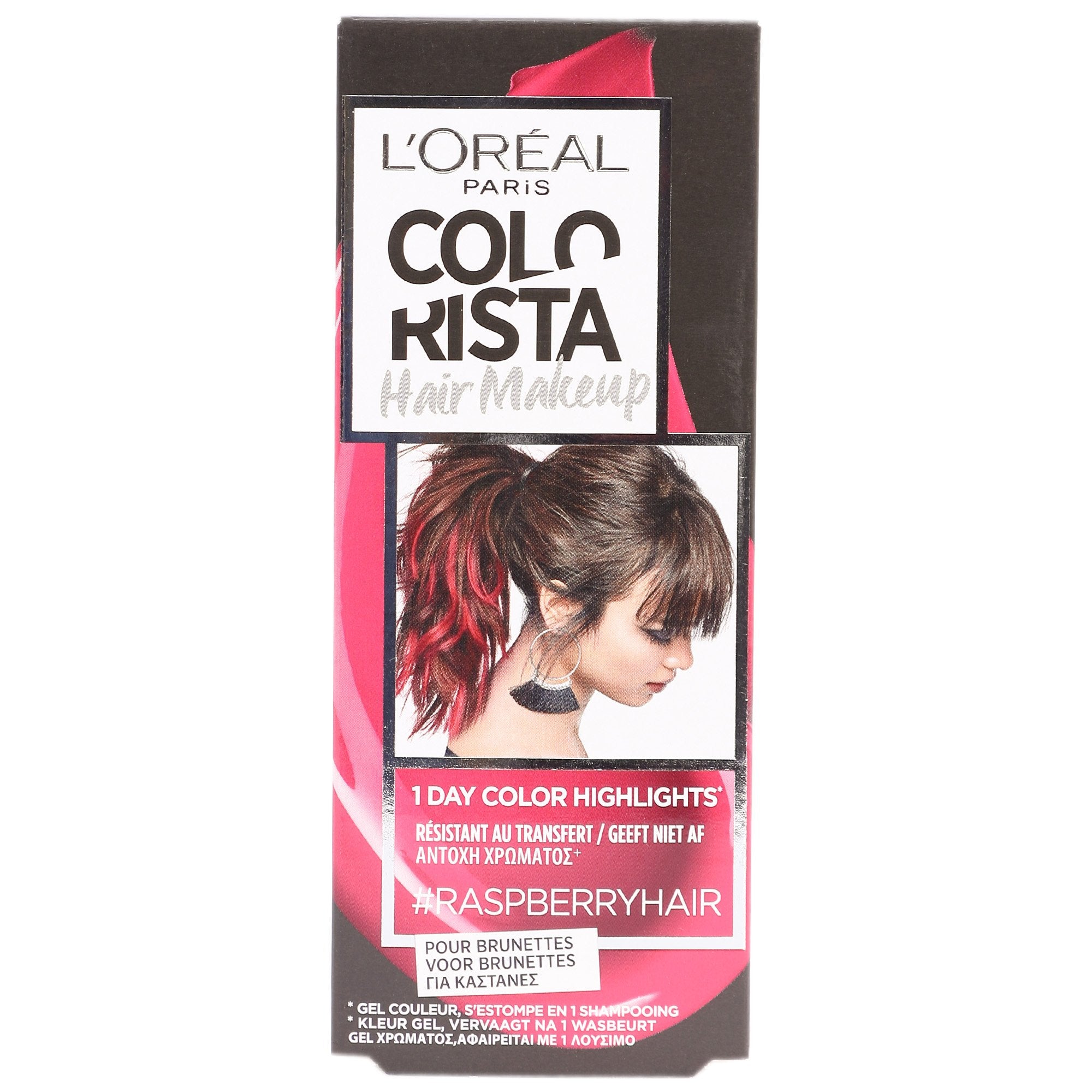 L'Oréal Colorista Coloration rose framboise cheveux